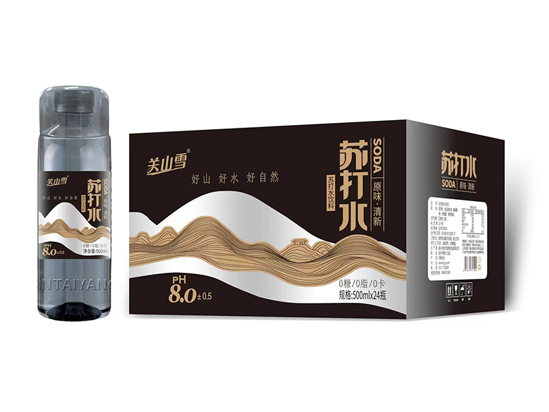 關(guān)山雪原味蘇打水飲料500ml*24瓶裝